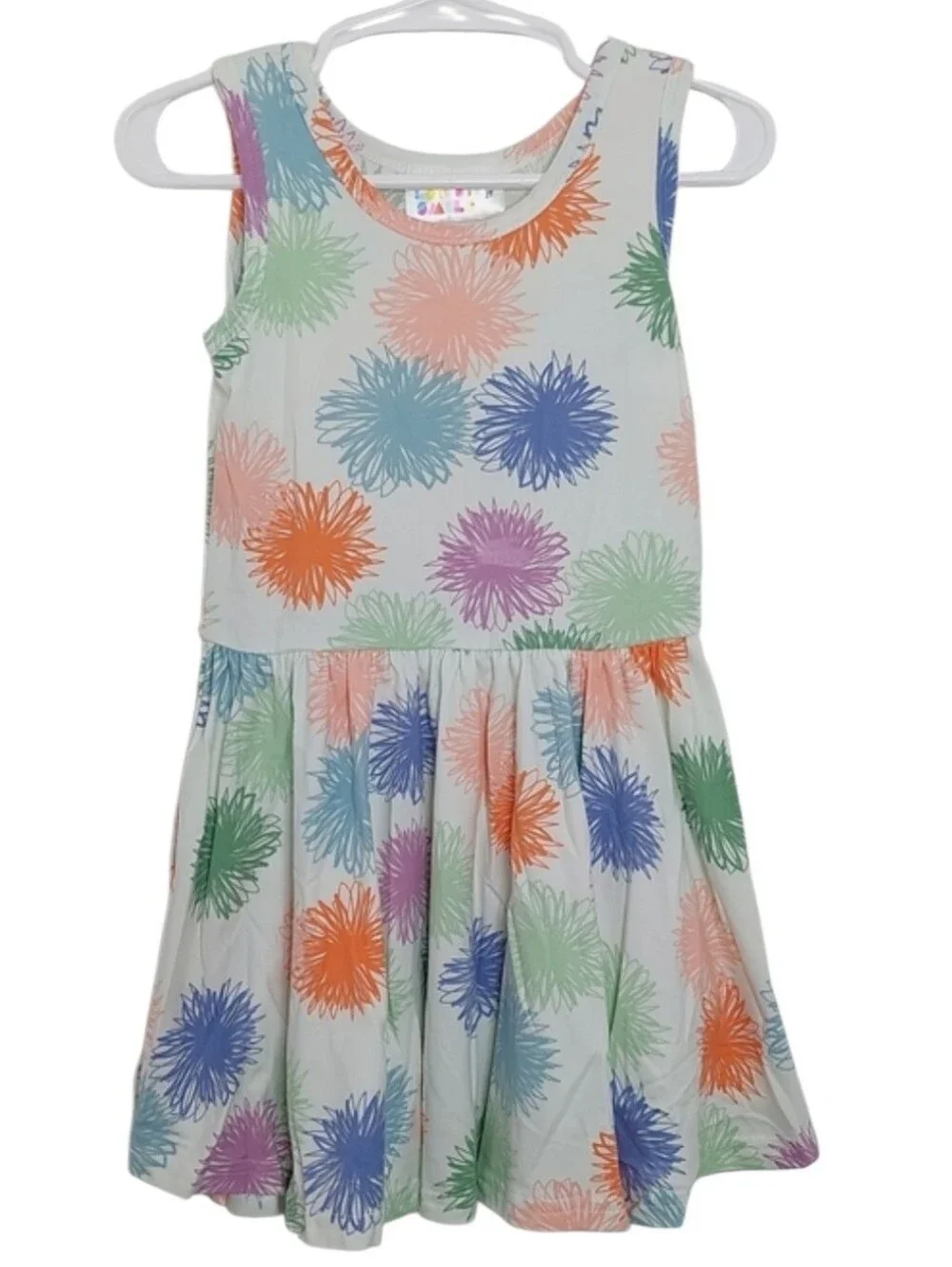 Dot Dot Smile Girls Dress Size 2T Doodle Bloom Tank Twirl Spin Multi Colorful